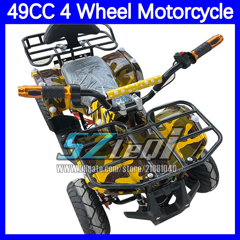 Kids Adult ATV UTV MOTO Four Wheel ATV OFFRoad Children Toy MOTO Bike Gasoline Motorcycle Outdoor Sports Competition Games 49CC 2Stroke Racing Motorbi