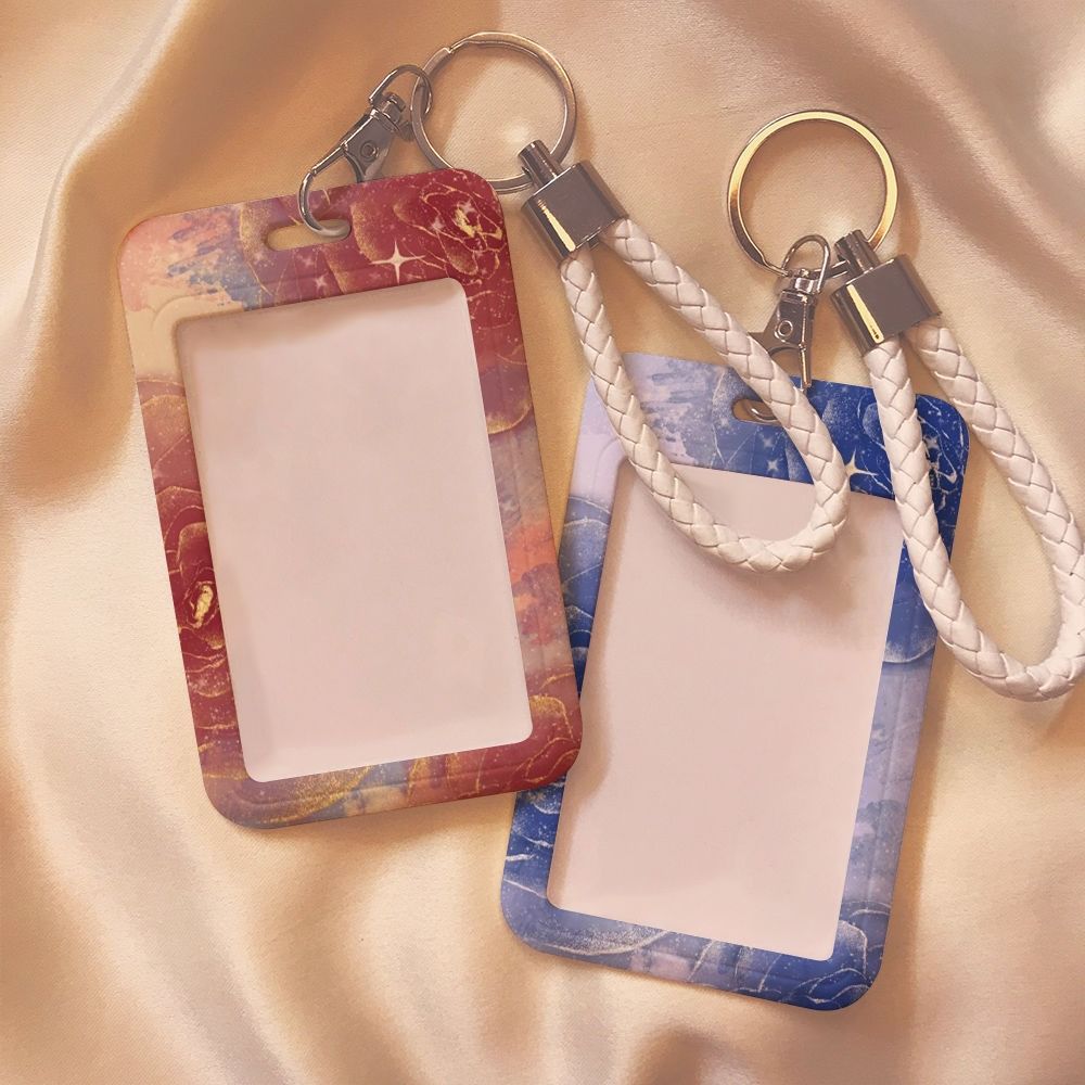 Women Men Business Card Holder Cartoon Cute Credit Card Holders Bank ID Holders Badge Child Bus Card Cover Case