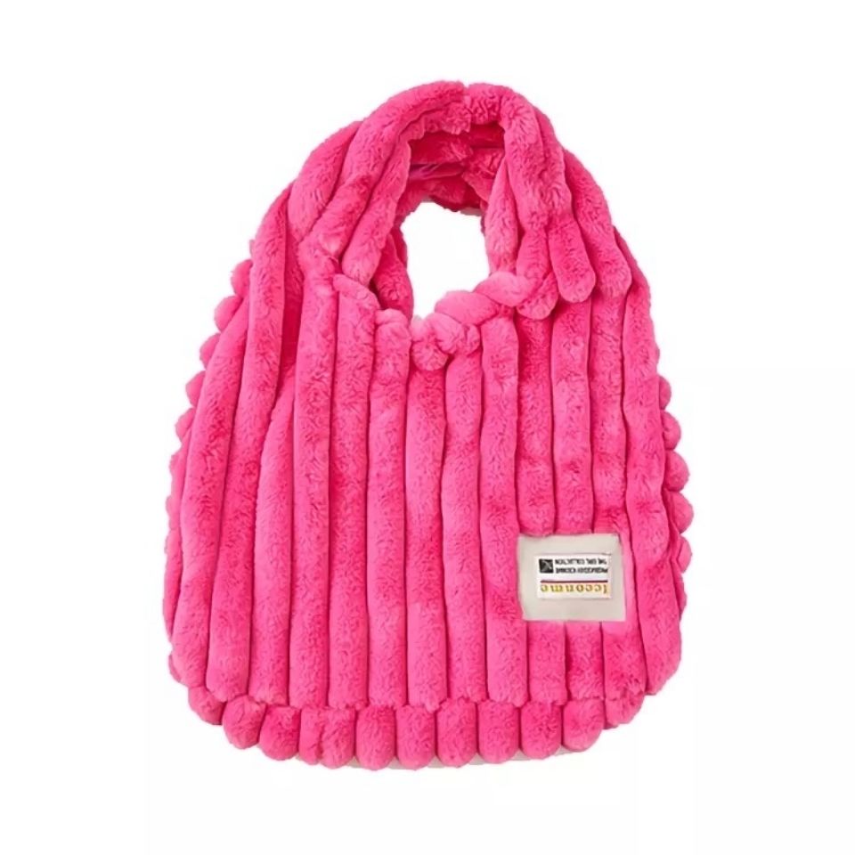 Soft Plush Women Messenger Bag Vintage Ladies Shoulder Crossbody Bags Large Capacity Students Girls Furry Tote Purse Handbags