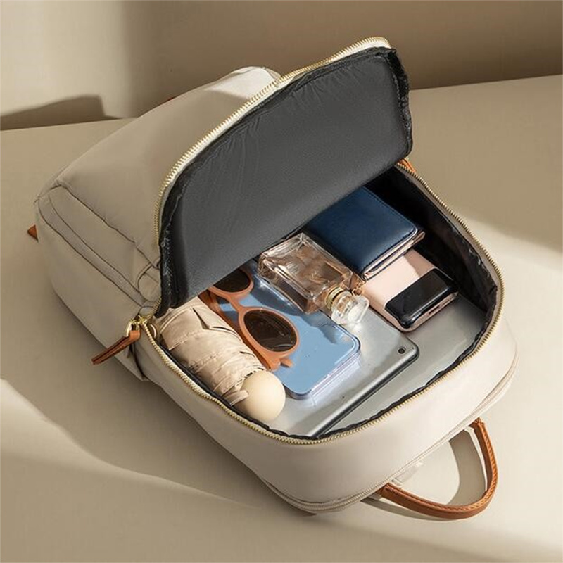 Backpacks Woman Laptop Backpack Business Travel Bags 14 Inches Large Notebook Back Pack Waterproof Commuter Urban Bagpack Luxury
