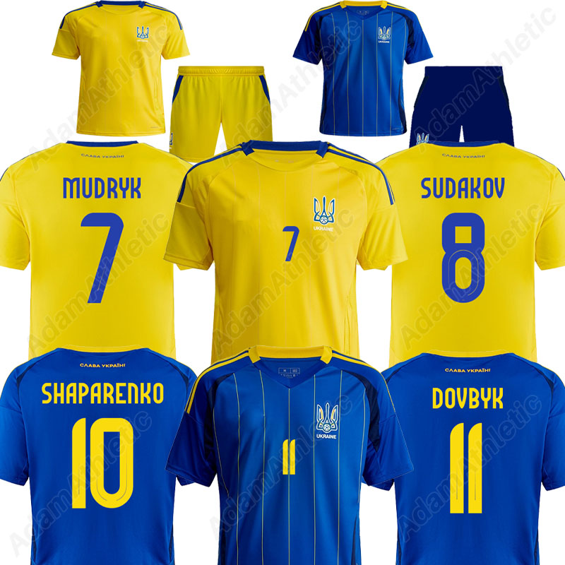 Ukraine jerseys 2024 MUDRYK DOVBYK Ukraine football shirts 24 25 ZABARNYI SUDAKOV TRUBIN SHAPARENKO soccer jerseys 24/25