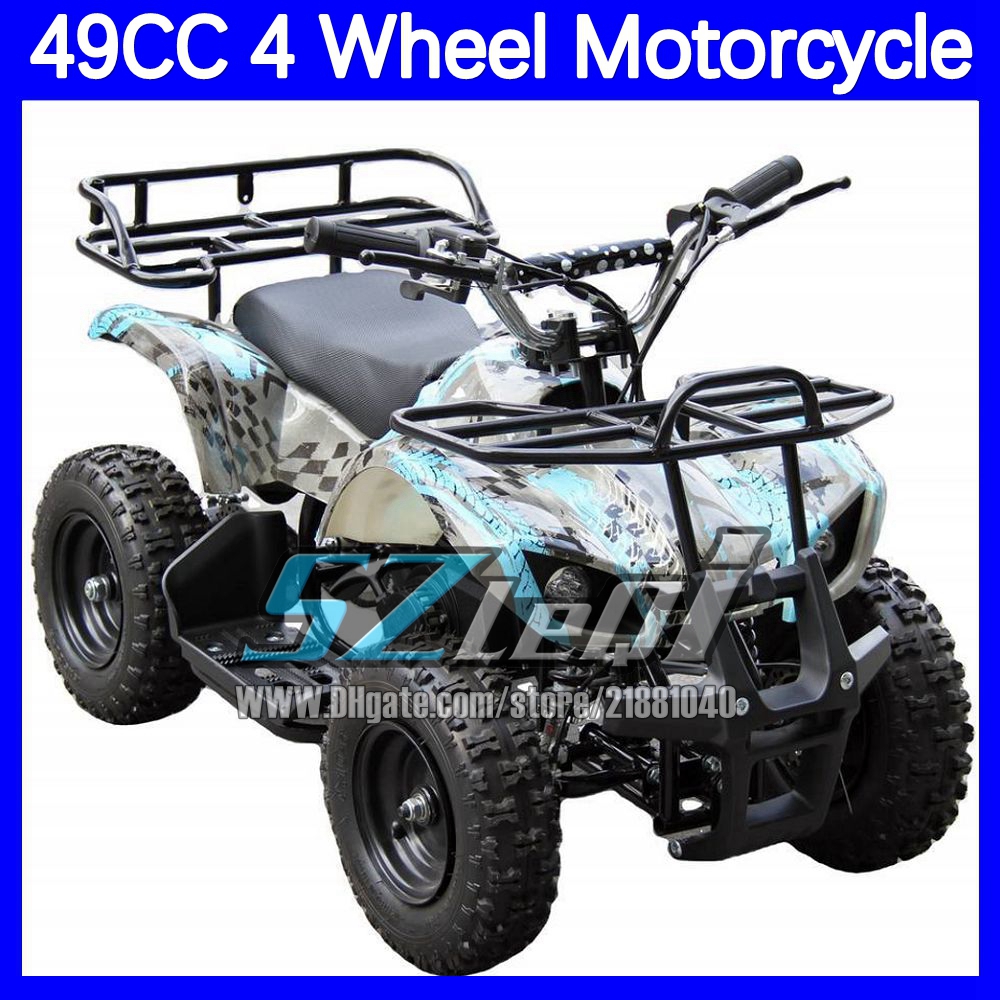 Kids Adult ATV UTV MOTO 50CC 2 Stroke Motorbike Cool Nice Fashionable Popular Fashion Four Wheel Racing MOTO Trail Bike ATV OFF Road Gasoline Motorcyc
