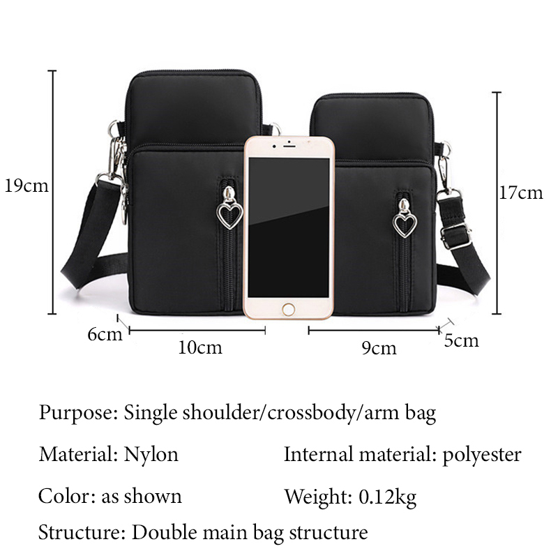 New Fashion Mobile Women's Phone Bag Messenger Bag All-match Mini Small Crossbody Bag Hanging Neck Coin Purse Vertical Handbag