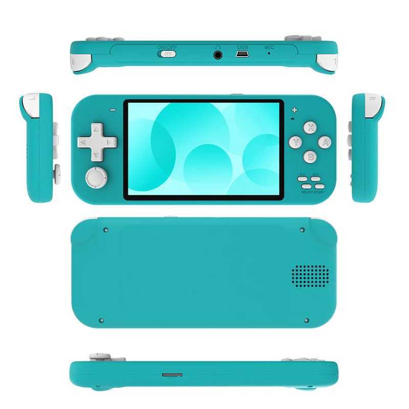 X20 GameBoy portable retro handheld game console mini 4.3-inch high-definition IPS Sn 2500 game with 8GB storage card Y241107