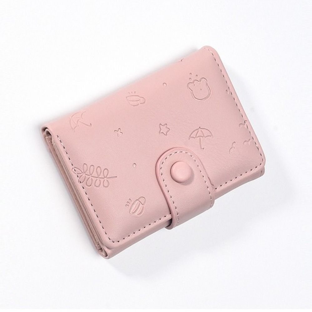 Korean Version of Women's Wallet Students New Three-fold Large Capacity Cute Small Fresh Multi-card Wallet