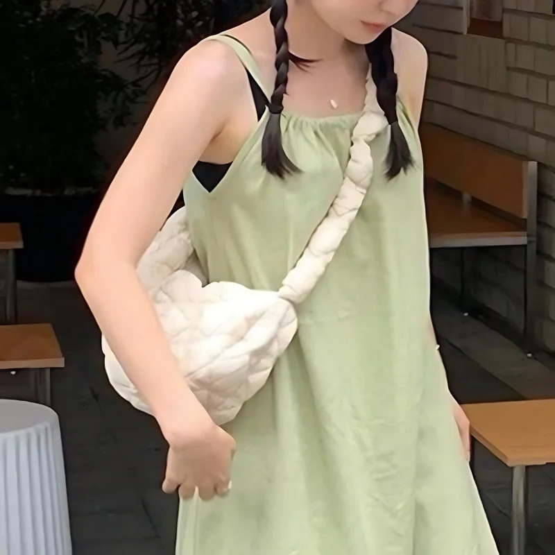 Fashionable pleated cloud bag large capacity armpit bag lightweight shoulder cross body casual womens handbag shopping bag 241106