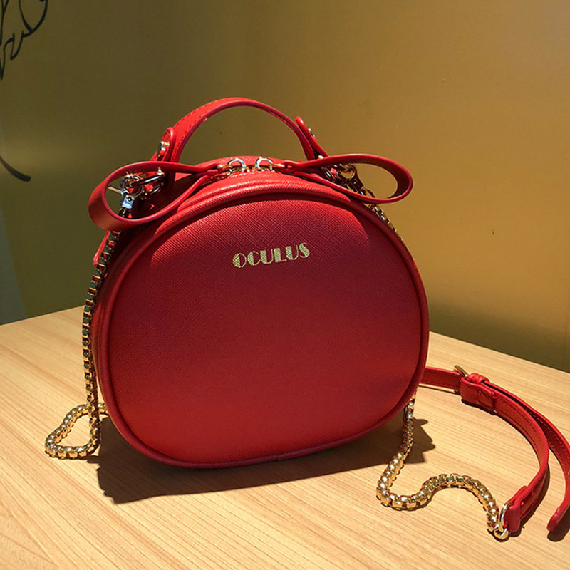 2021 new online celebrity Korean version of portable diagonal women's women fashion shoulder small round bag bags