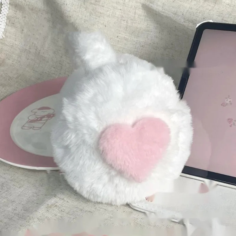 Y2k Star Winter Earphones Plush Cute Warm Eartips Suitable for Womens Birthday Christmas Gifts Eartips JK Clothing Accessories 241107
