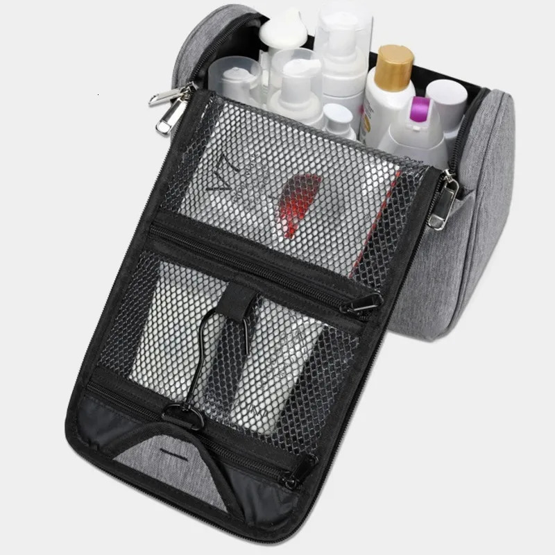 Female travel toilet makeup bag beauty Korean box set zipper 241106