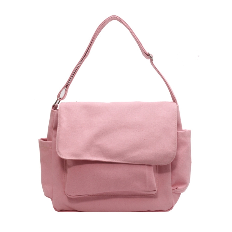 Trendy Japanese Canvas Crossbody Bag Casual Sling Bags for Activities
