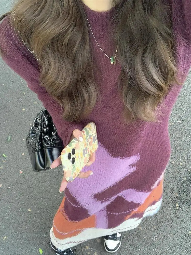 Elegant Knitted Dress for Women Chic Single Breasted V Neck Long Sleeve Bodycon Dress Fashion Elegant Lady Streetwear 241107