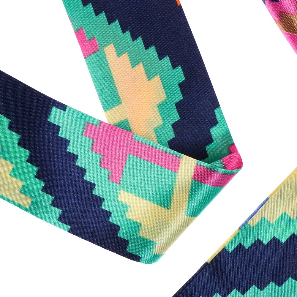 40Color Small Silk Scarf Women Girls Fashion Handbag Handle Ribbon Neck Scarf Decor Ribbon Scarf Wrist/Waistband Decor Accessory