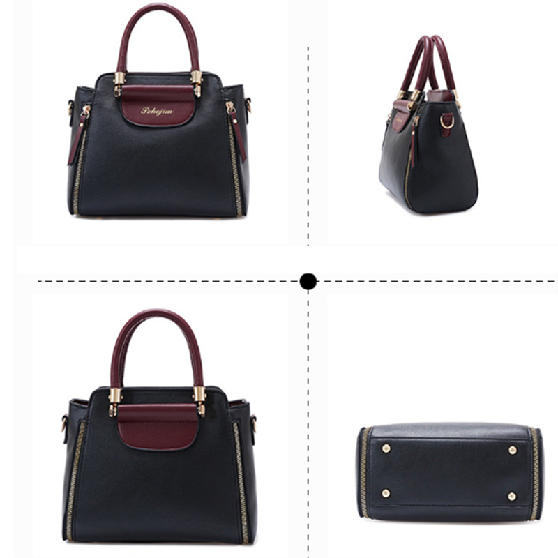 Women's Bags 2023 New Fashion Women's Bags Hit Color Hand-held Bag Europeand The United States All-match Shoulder Messenger Bag