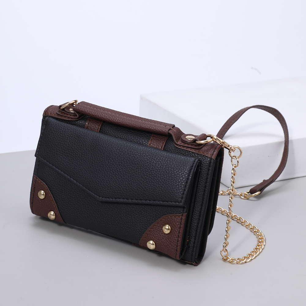 Small Women's Shoulder Bag Strap Detachable Fashion Chain Card Wallet Mobile Case