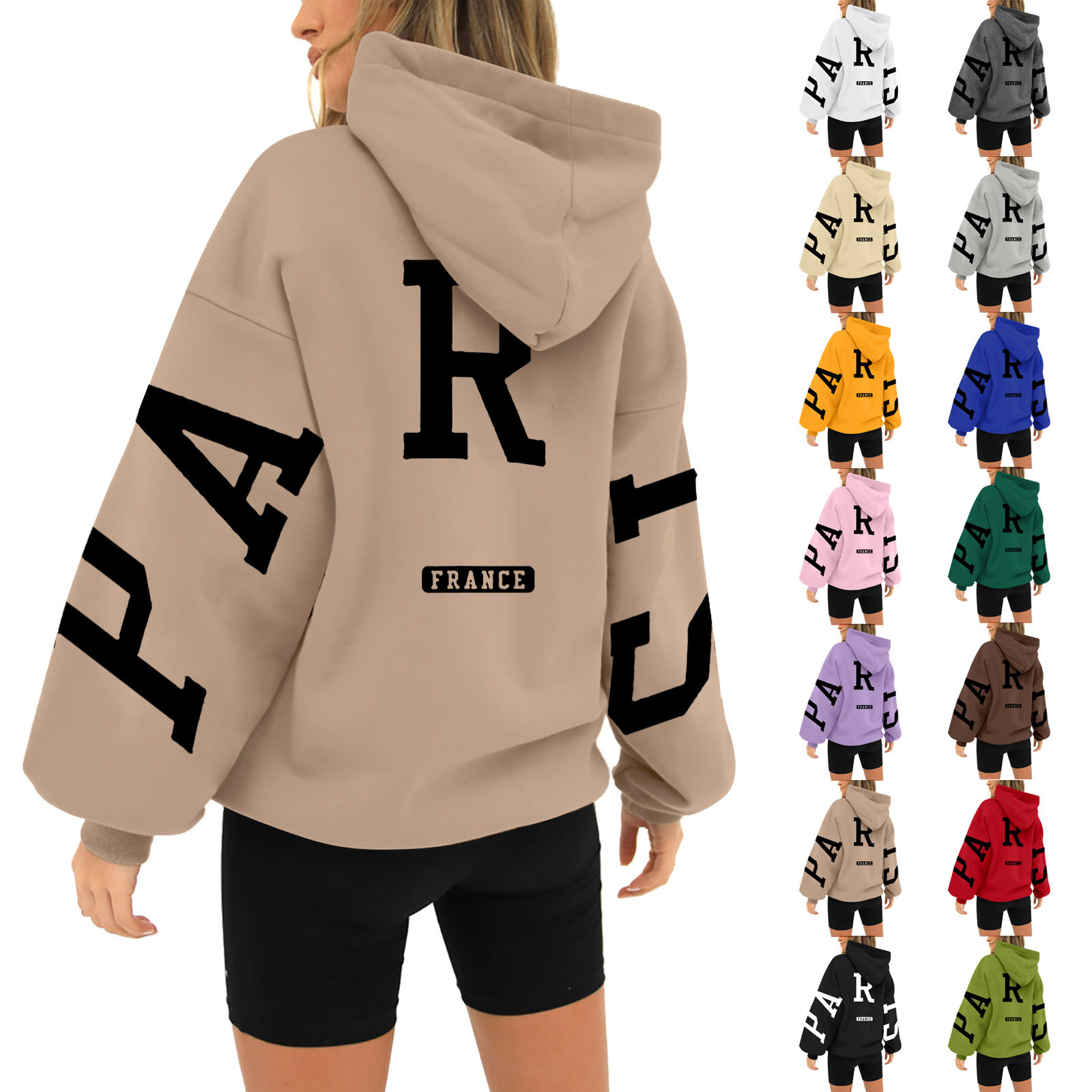 New Velvet Thick Hoodie Designer Fashion T-shirt Trendy Hoodie Large Long Sleeve