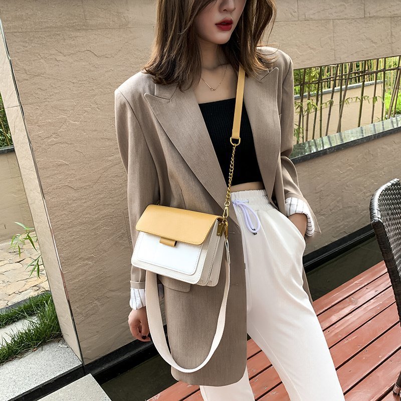 2020 autumn gift bag ladies shoulder bag PU bag messenger female bag fashion simple female bag small square bag purses