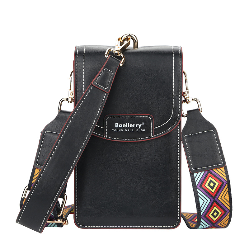 Fashion Women Mini Shoulder Bags Small Crossbody Messenger Bag Wrist Band Design Quality Phone Purse Ladies Multi Card Holder
