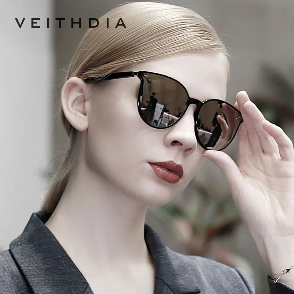 VEITHDIA retro day and night dual womens sunglasses polarized lenses cat eye pochromic sunglasses 8520 241106
