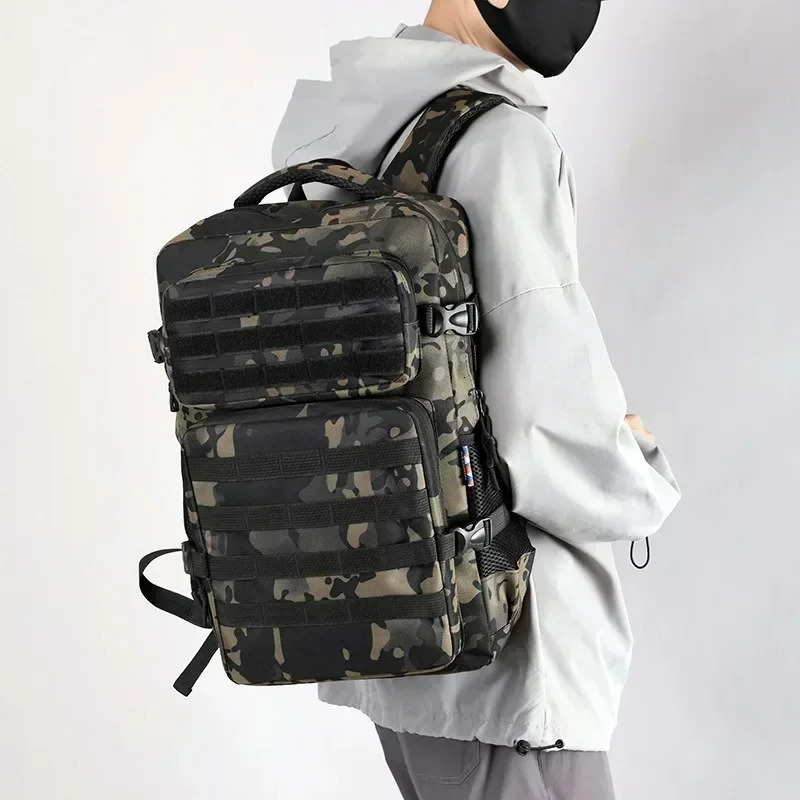 35L 1000D Nylon Waterproof Outdoor Rucksacks Tactical Sports Camping Hiking Hunting Molle Backpack 241106