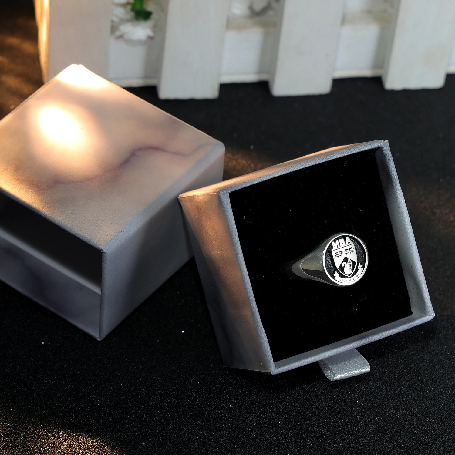 Customized personalized 3D 13mm ring womens fashion ring 925 silver ring family gift wholesale 241106