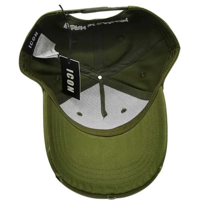 Snapbacks ICON Baseball cap High quality cotton ICON letter glue pressing mens Baseball cap hip-hop Snapback hat father hat S241167