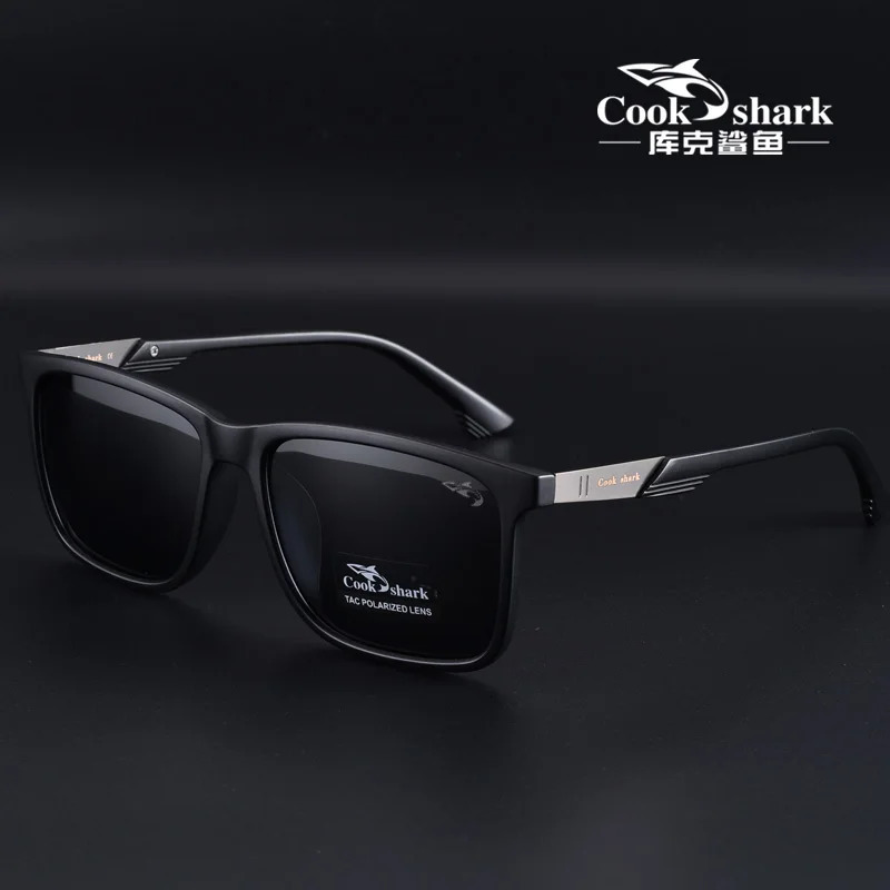Cook Shark Mens Polarized Sunglasses Driving Special Colors Day Night Driving Mens Sunglasses 241106