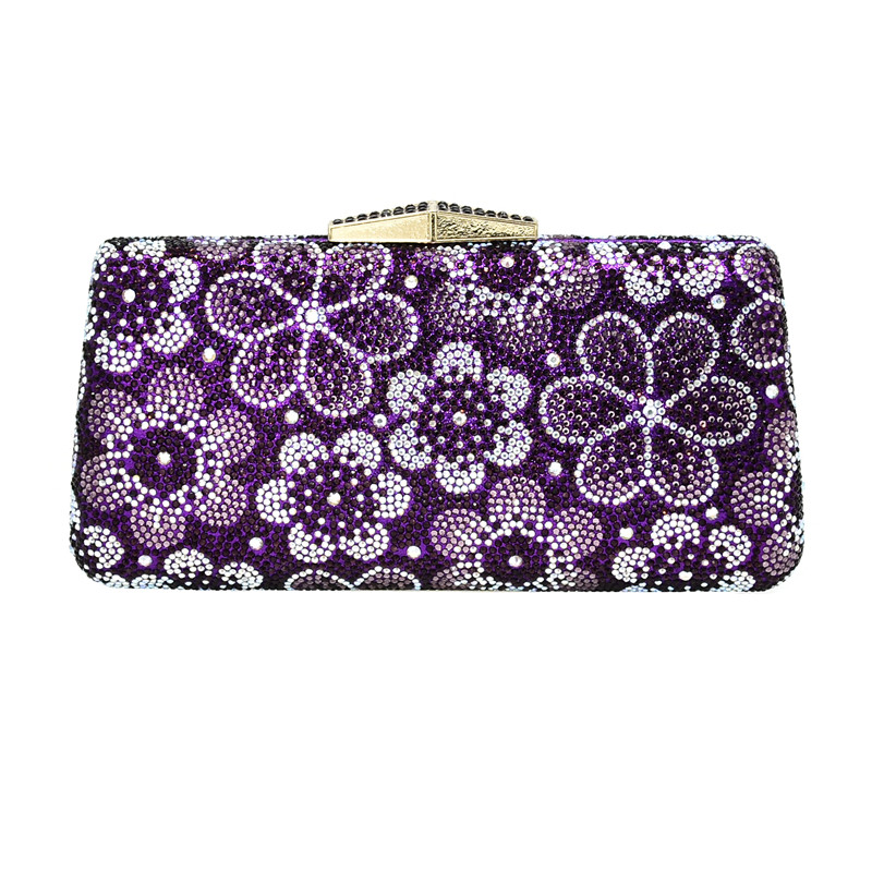 Female Wedding Party Bridal Handbag Designer Match Wedding Bridal Party Purse Handbags Rhinestone Evening Bag Clutches for Women