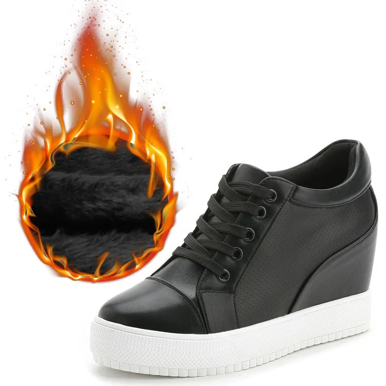 sports shoes womens casual shoes autumn and winter wedge platform hidden high heels comfortable womens sports shoes womens shoes YYJ150 241106