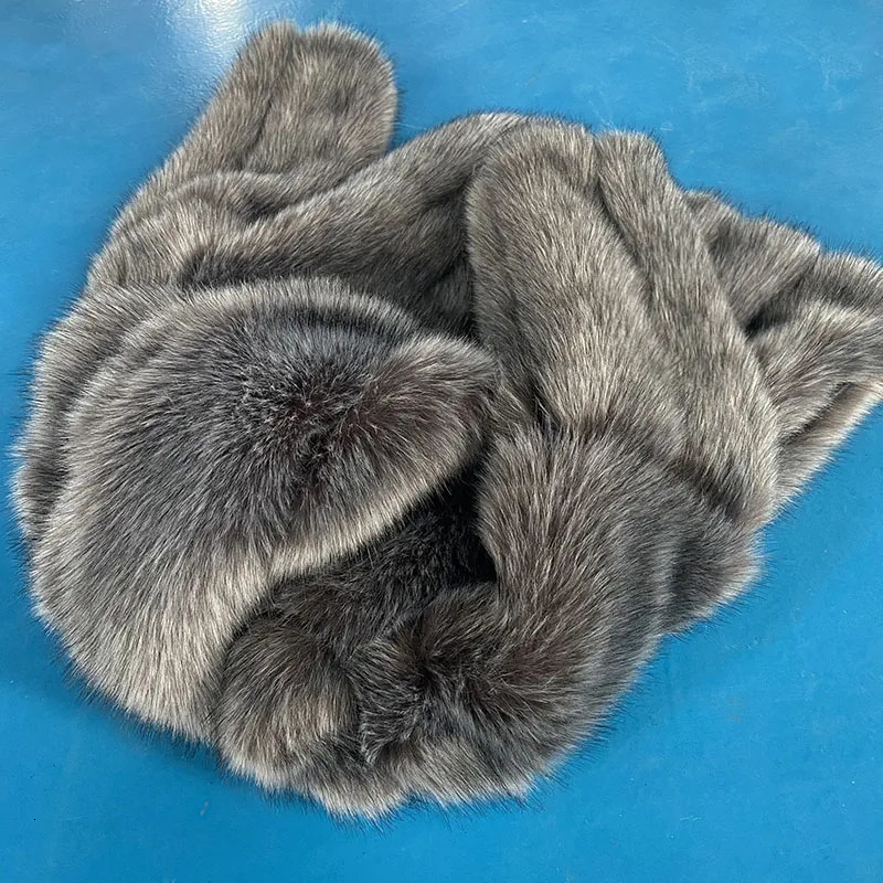 FANPUGUIZHEN Faux Fox Womens Fur Coat Thick Coat Fake Fur Leather Jacket Fashion Mink Coat Winter 241107