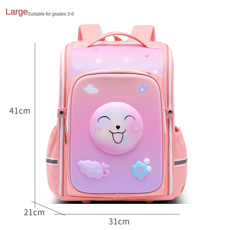 New Girl and Boy School Bags Child Pink Unicorn Printing Backpacks Cute Girls Primary Children's Schoolbag Waterproof Kid
