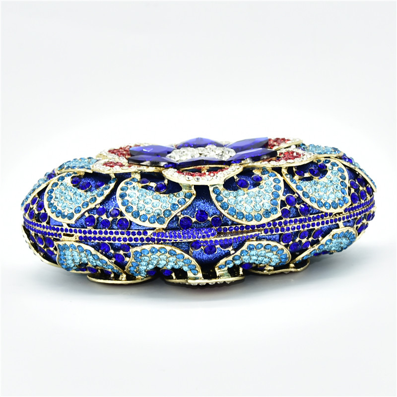 Women Formal Dinner Handbag Wedding Bridal Luxury Handbags Women Bags Design Bridal Clutches Elegant Party High Quality Metal