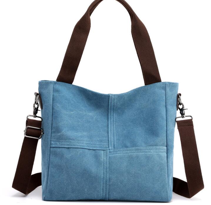 2019 New fashion casual slung ladies bag simple wild handbag ladies canvas bag