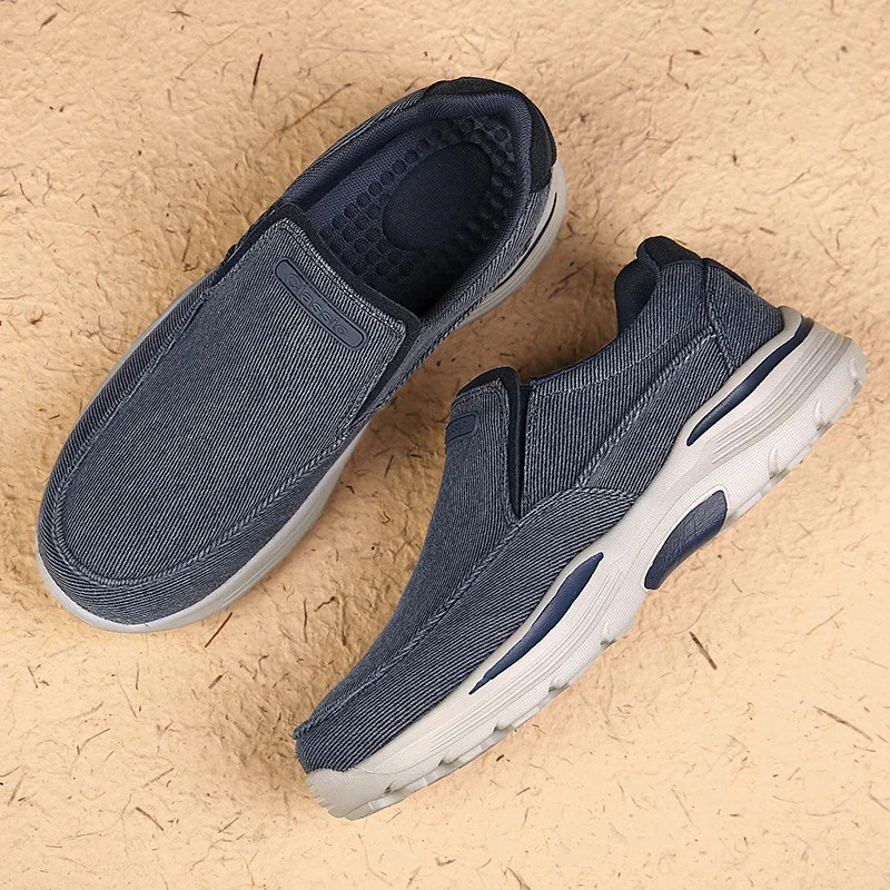 Mens Casual Shoes Canvas Minimalist Shoes for Men Breathable Lightweight Summer Loafers Men Outdoor Walking Sneakers Tooling 241106