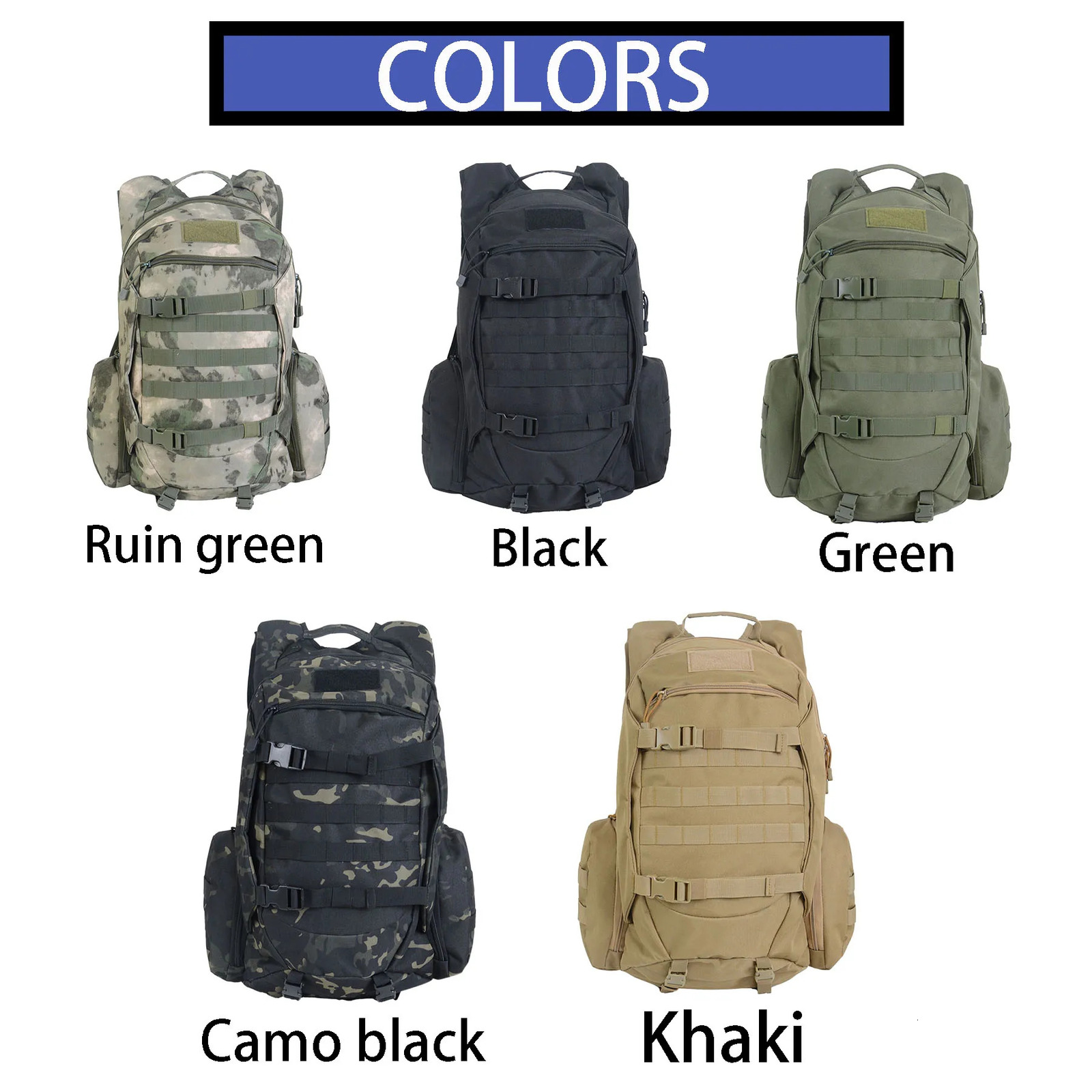 Thuram 45L Waterproof Fishing Hunting Backpack Outdoor Rucksacks Tactical Sports Camping Hiking Bag 241106
