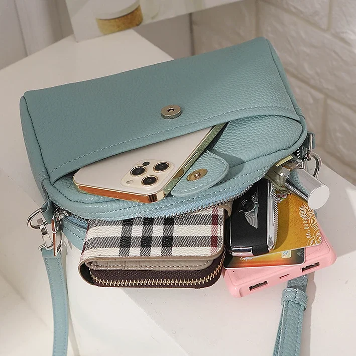 Crossbody Bags for Women Fashion Small Shoulder Bag PU Leather Zipper Handbag Quality Purses and Handbags Sac A Mains Femme