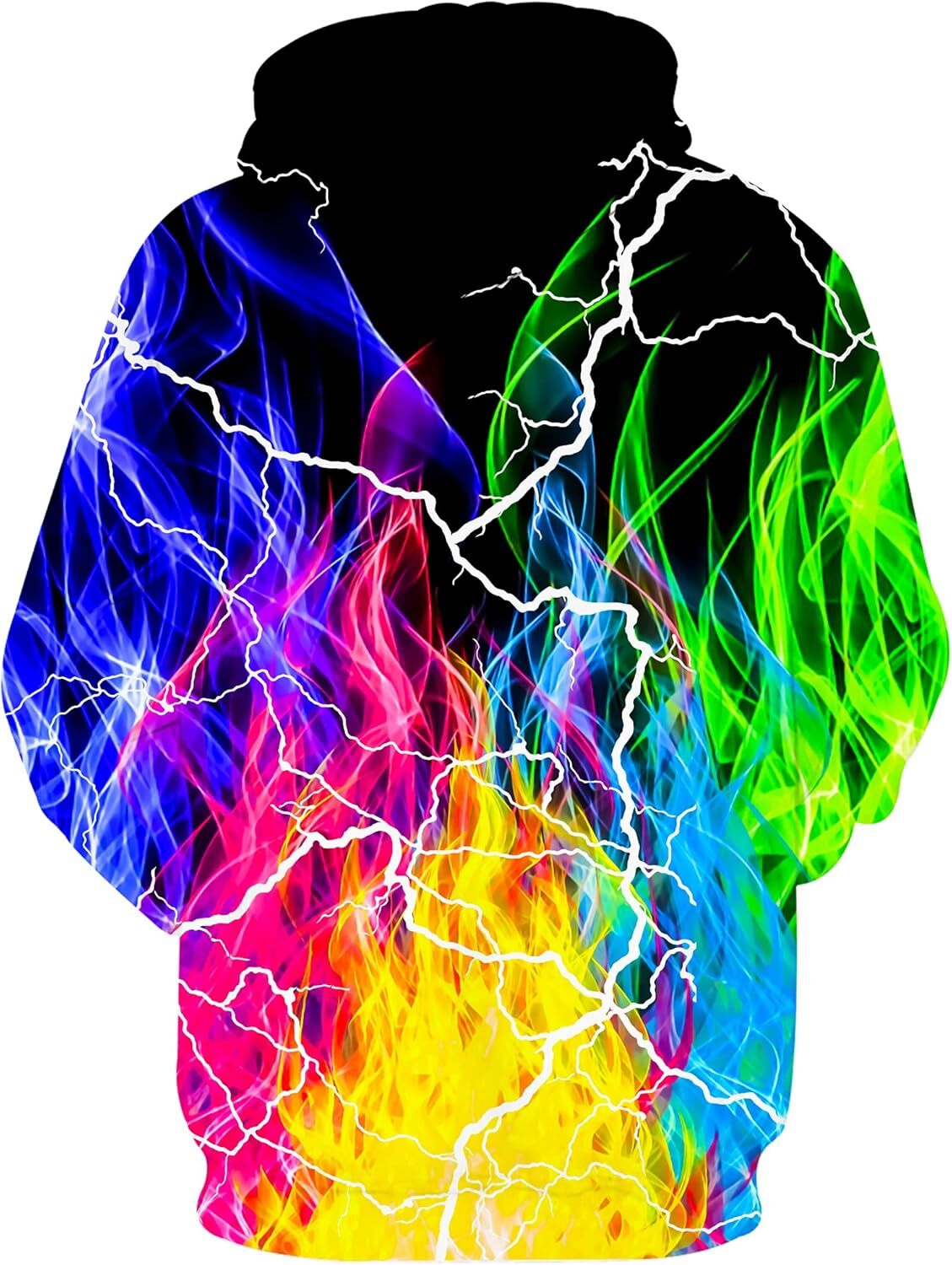 Hoodie for Unisex Novelty 3D Printed Hoodies Long Sleeve Sweatshirts for Men Women with Big Pockets Graphic Trendy colored patterns