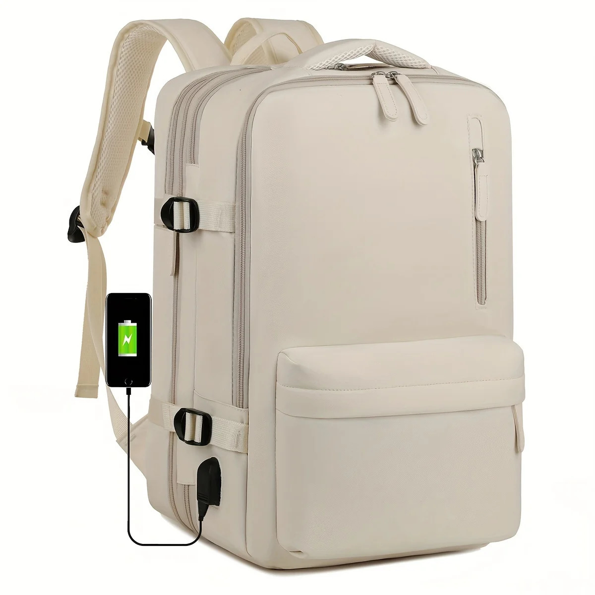 Expandable backpack for men large capacity backpack for business travel backpack for college students laptop bag 241106