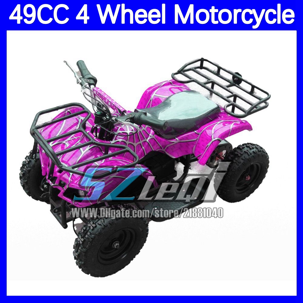 Kids Adult ATV UTV MOTO ATV Four Wheel Motorcycle 49CC 50 CC 2Stroke MOTO Minitype Microcode Force Power ATVS OFF-road Gasoline Racing Motorbike For C