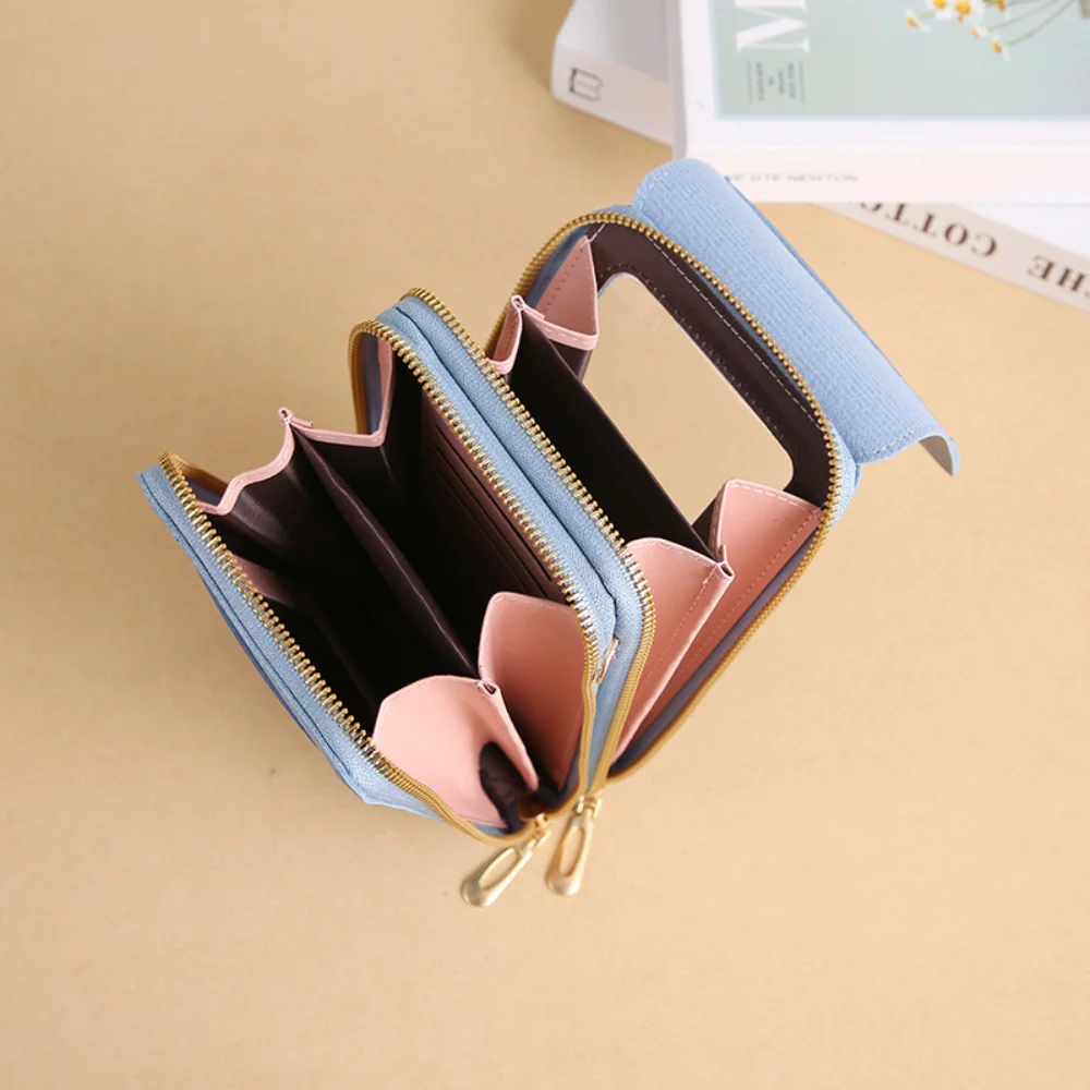 New Multi Functional Women Bag Touch Screen Mobile Bag Wallet Casual Fashion Outdoor Shoulder Messenger Bags for Women 2024