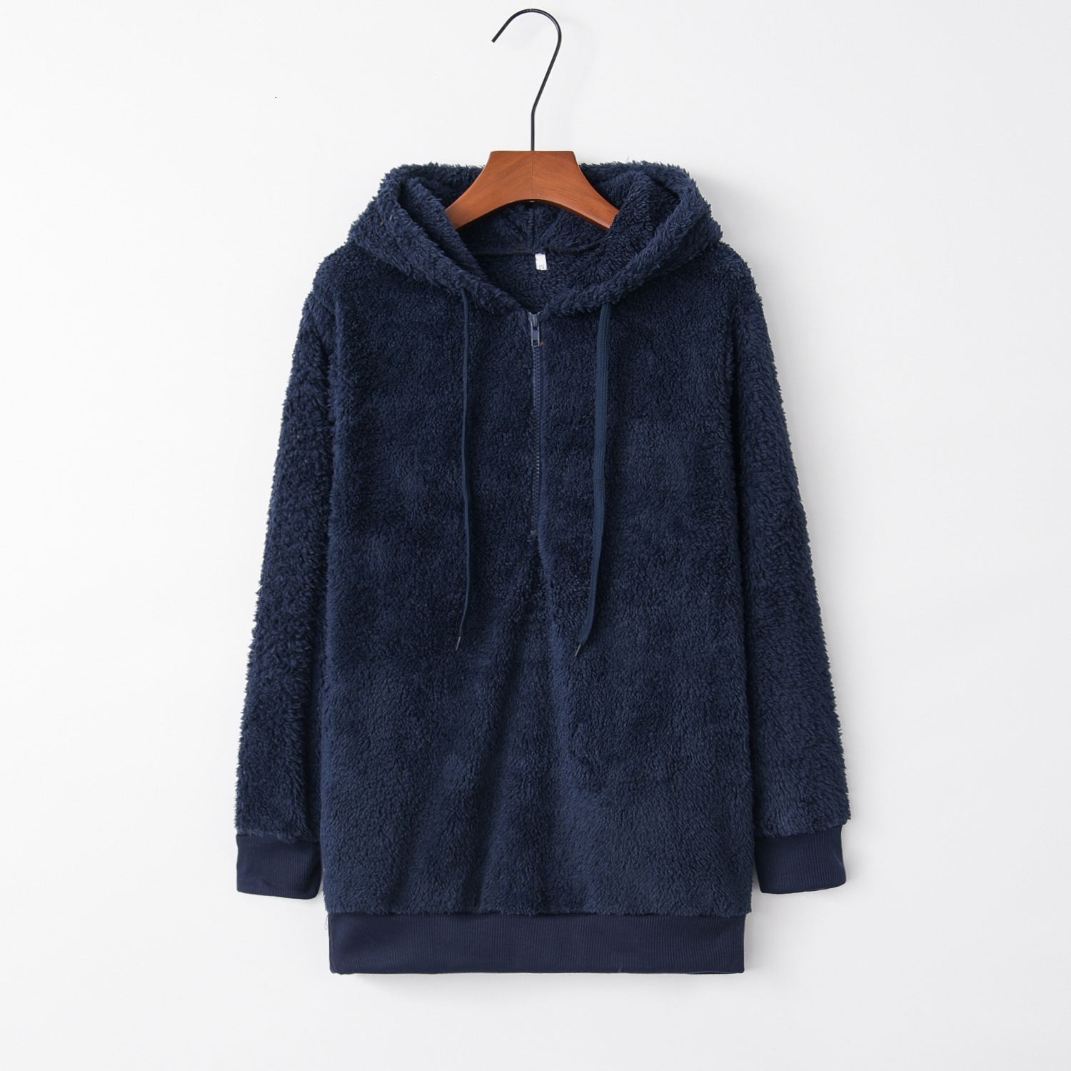 New long sleeved hooded solid color women's hooded jacket designer trendy hoodie fashionable T-shirt