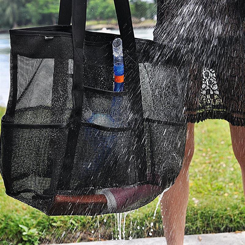 2019 New Fashion Women Handbag Summer Beach Bag Nylon Mesh Large Capacity Totes Women Shoulder Bag Bohemia New