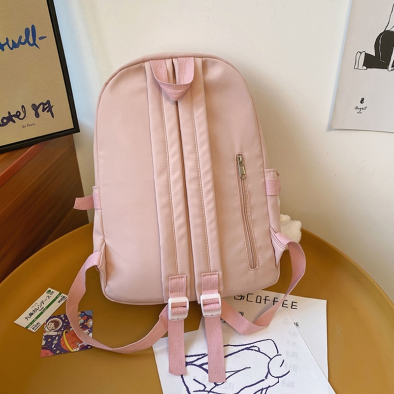 Fashion Nylon School Backpack Laptop Backpack School Bag for Student Teenagers Girls Travel Casual Bookbag
