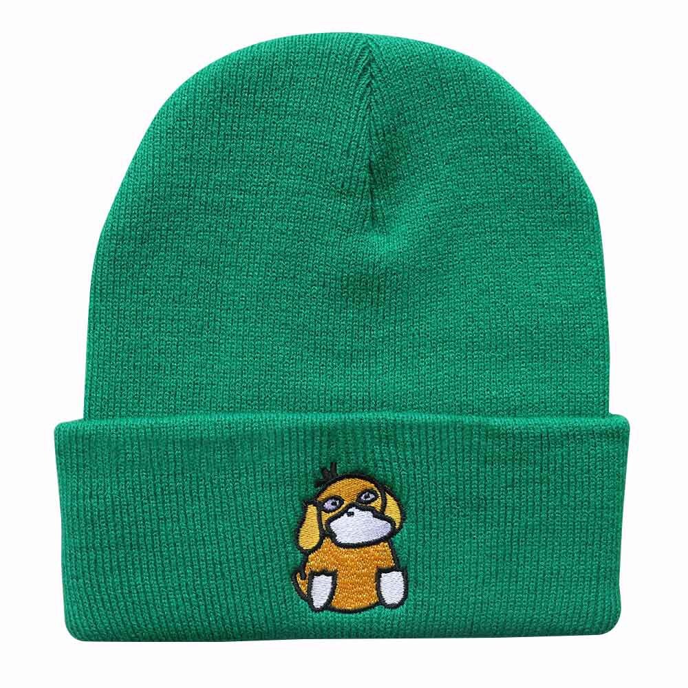 High quality design, Popular new styles for boys girls in autumn winter, cartoon duck embroidered knitted hats, and warm hat