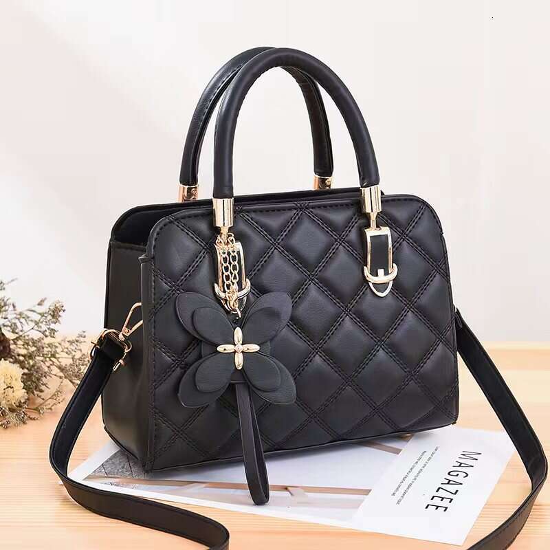 Korean version of high-quality women's bag, simple and versatile texture handbag, boutique shoulder bag bags