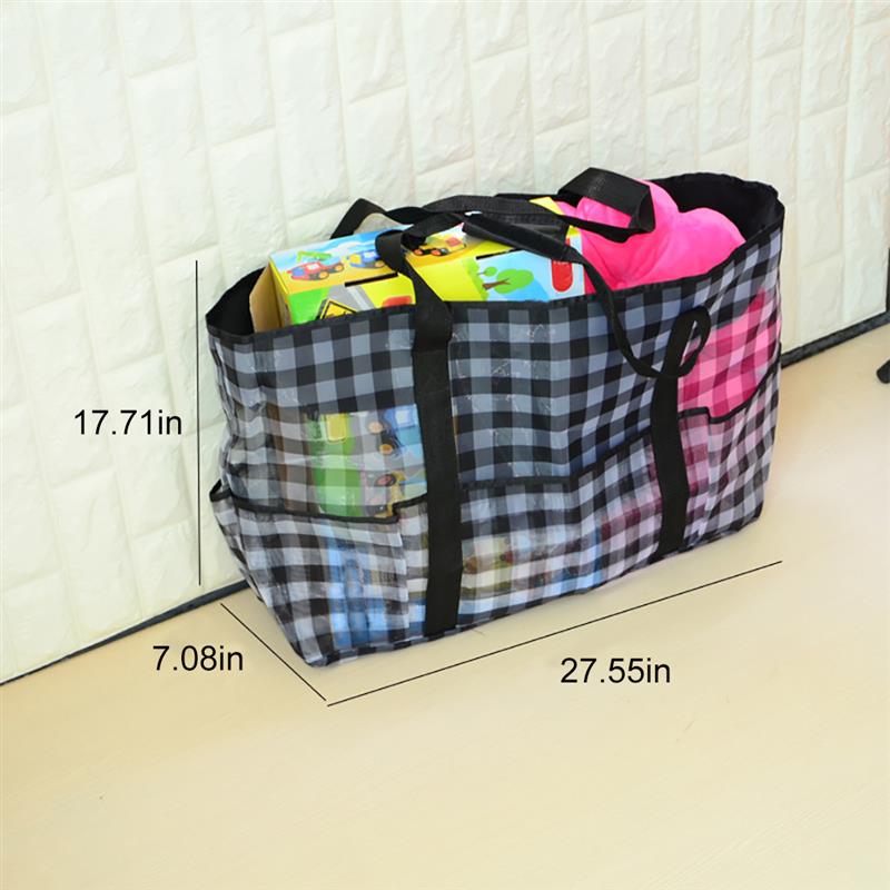 2019 New Fashion Women Handbag Summer Beach Bag Nylon Mesh Large Capacity Totes Women Shoulder Bag Bohemia New