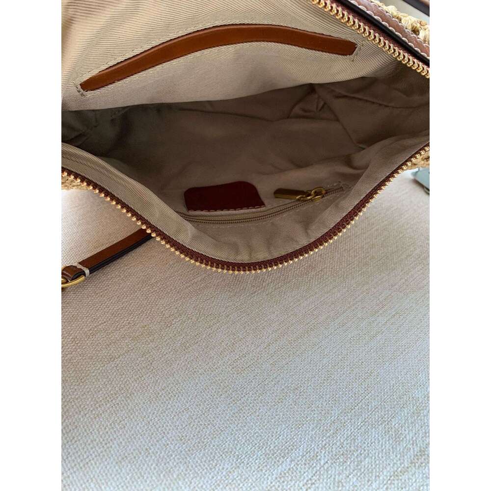 OLOEY Women's Weave Messenger Bag Hollow Out Fashion Female Single Shoulder Bags