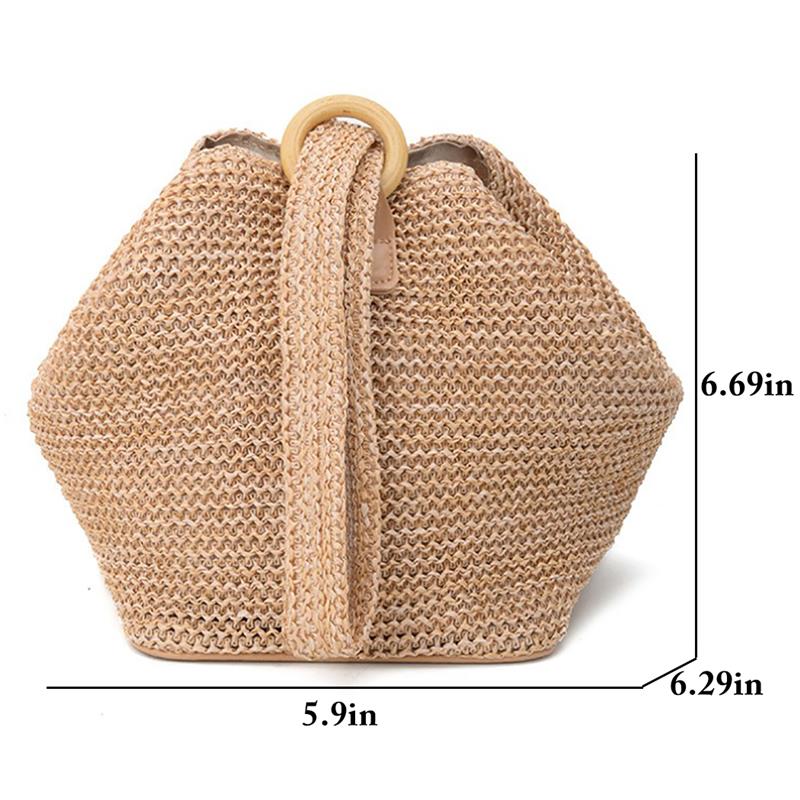 Shoulder Bag Crossbody Bags Straw Bag Handbags Women Summer Rattan Bag Handmade Woven Beach Bohemia Handbag 2019 New Fashion