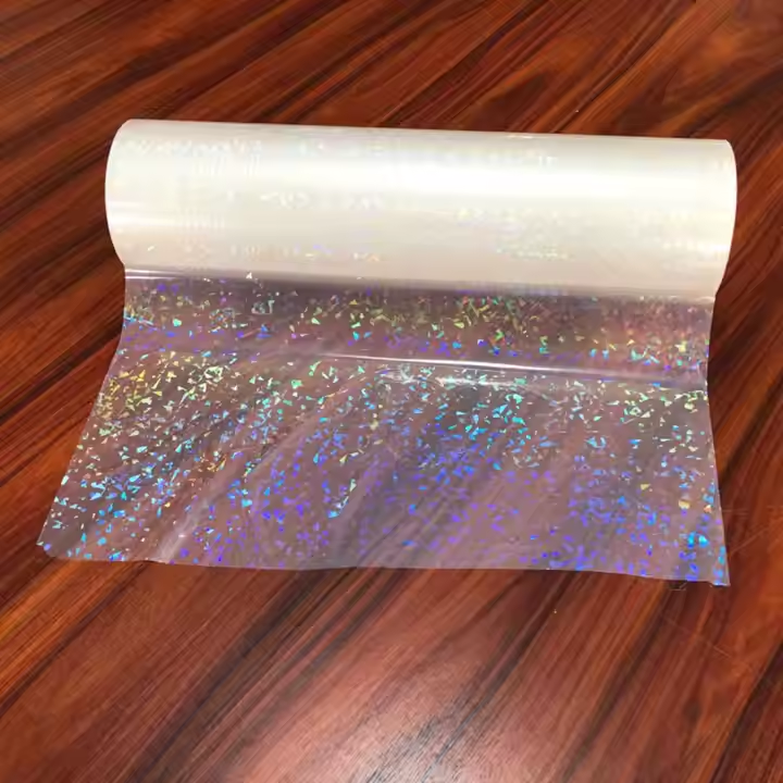 Factory Price Transparent BOPP Film Holographic Lamination for Moisture-Proof Packaging Soft and for Gift & Craft
