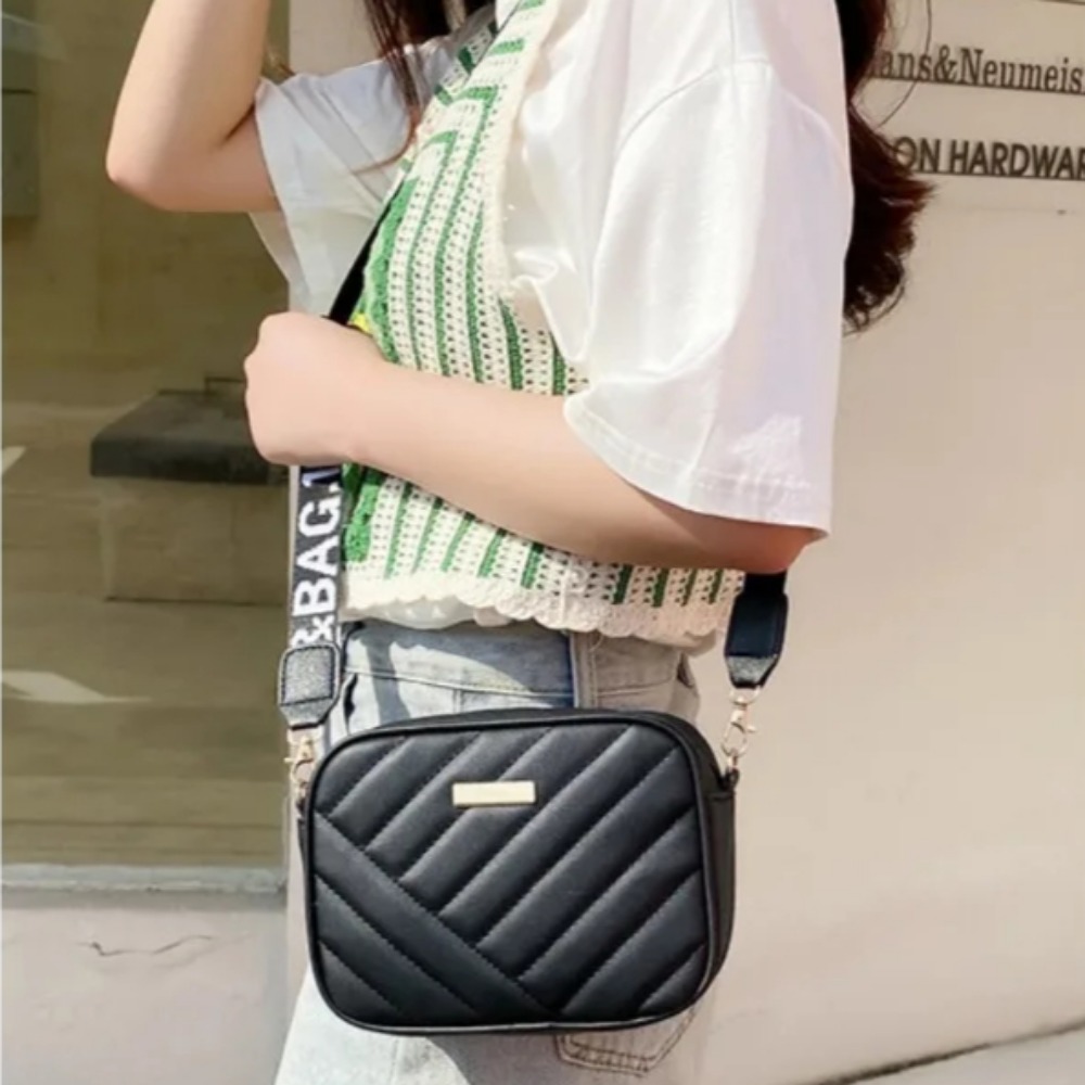 New Arrival Fashion Women's Small Crossbody Bag PU Leather Messenger Bag Zipper Handbag Purse Summer Travel Bag for Female