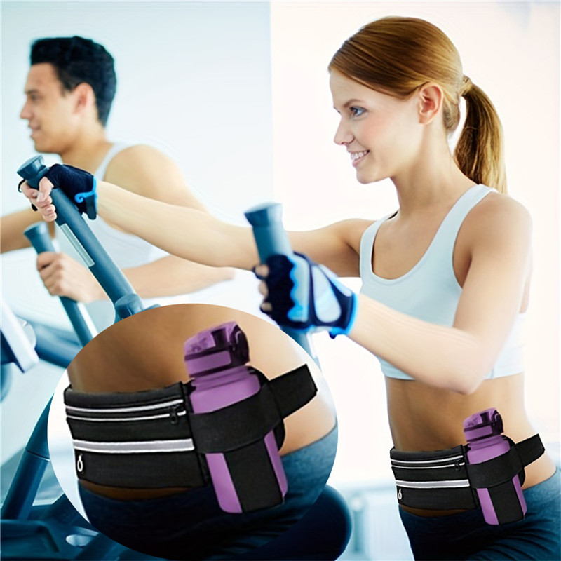 PT065,Sports for Men Women Outdoor Waist Belt Phone Gym Bag waterproof Elastic Waistband Running Accessories